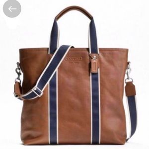 Coach leather tote